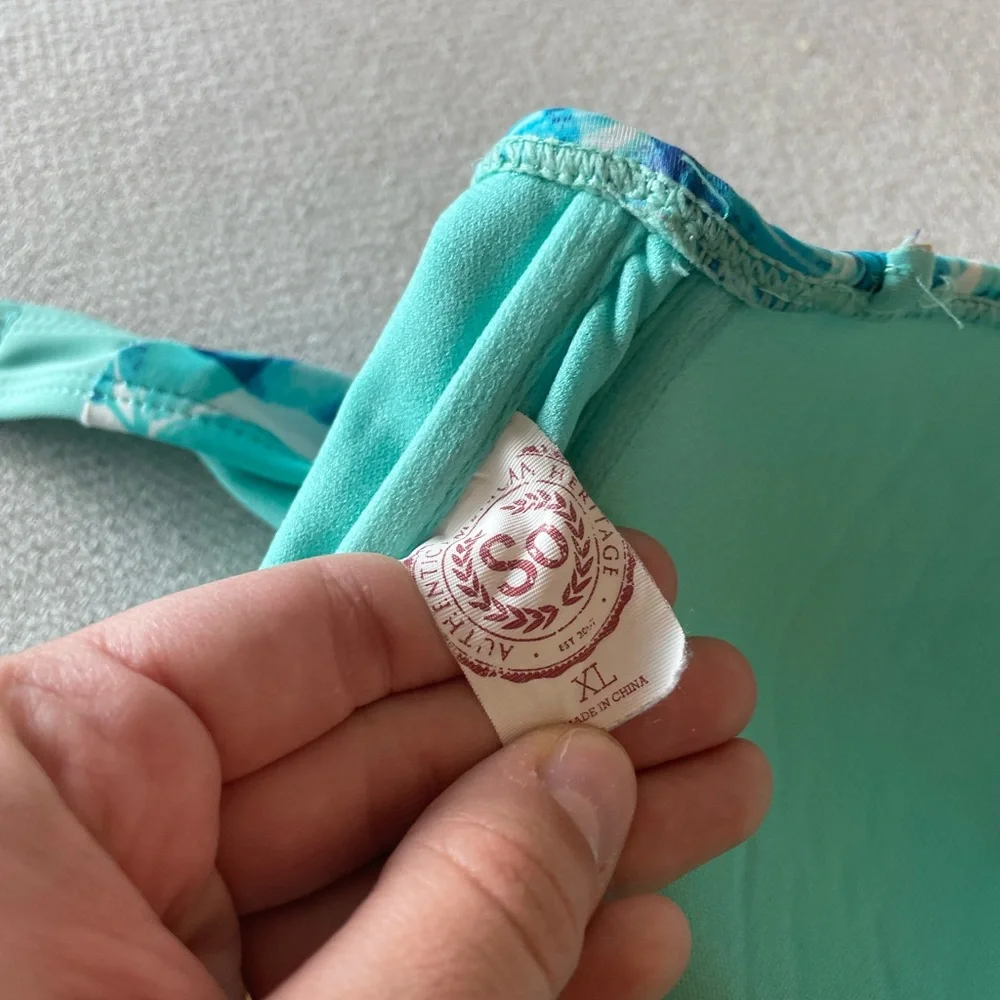 Strapless Bikini Boy Short Set XL